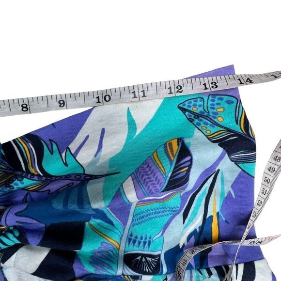 Patagonia Skirt Dress $99 Kamala Convertible Woman’s M Blue Feather Tropical - Picture 9 of 11